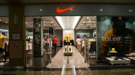 Магазин Nike в торговом центре Спутник г.Алматы